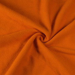 Ткань флис 2-х ст. TBY-0059-157.27 190 г/м? 100% ПЭ шир.150см  цв.F157 оранжевый уп.2м