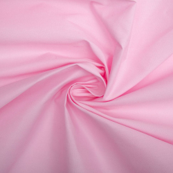 Ткань рубашечная 120 г кв.м 65% полиэстер, 35% хлопок шир.150 см арт.Р.30607.05 цв.05 розовый уп.25м