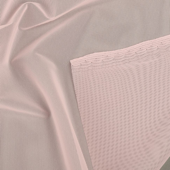 Сетка эластичная KRUZHEVO арт.TBY.068 80г/м? ш.160см цв.189 цветок миндаля уп.1м