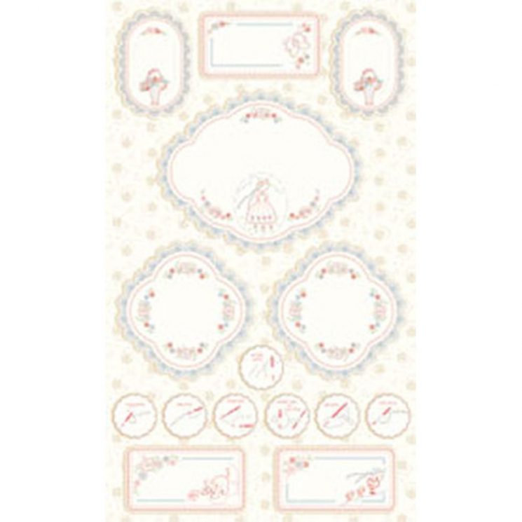 Ткань для пэчворка PEPPY Fancywork Box Panel 4574 145 г/м? 100% хлопок цв.25633 MUL1 уп.60х110 см
