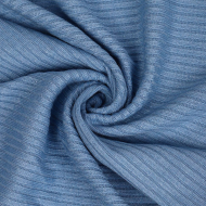 Ткань трикотаж лапша 310 г/м? 51% вискоза, 25% нейлон, 24% пэ шир.150 см арт.С.1609.04 цв.голубой рул.50м Ткань трикотаж лапша 310 г/м? 51% вискоза, 25% нейлон, 24% пэ шир.150 см арт.С.1609.04 цв.голубой рул.50м