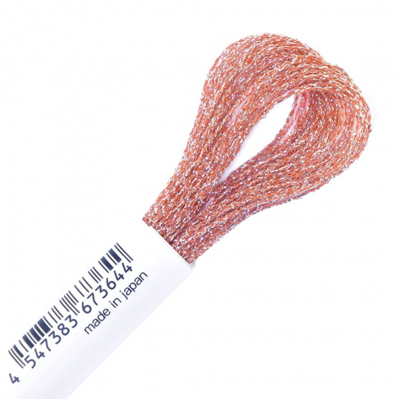 164966_Мулине COSMO Sparkle металлизированное, цвет коралловый