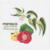 90443_Набор для вышивания "Перчики", канва лён 36 ct 90443_Набор для вышивания "Перчики", канва лён 36 ct