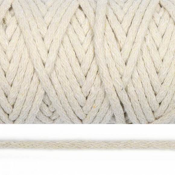 Шнур круглый х/б 05мм цв.2042 льняной уп.50м