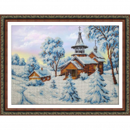 Набор для вышивания бисером ПАУТИНКА арт.Б-1494 Зимушка 38х28 см Набор для вышивания бисером ПАУТИНКА арт.Б-1494 Зимушка 38х28 см