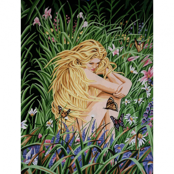 117279_Канва жесткая с рисунком "Златовласка" 117279_Канва жесткая с рисунком "Златовласка"