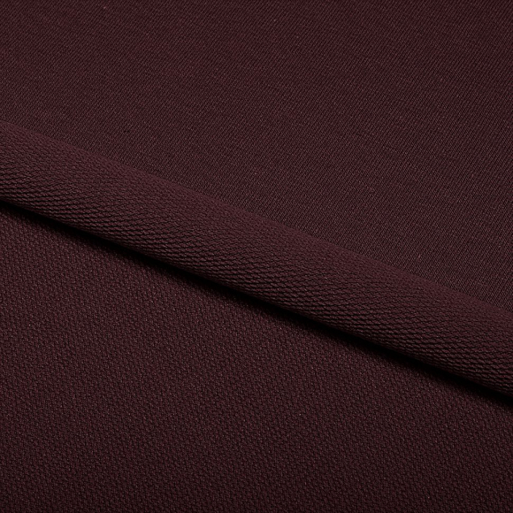 Ткань трикотаж Футер 2х нитка петля с лайкрой 230г пенье 180см слива 19-2520 уп.6м