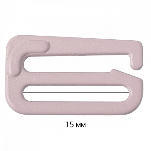 Крючок для бюстгальтера металл ARTA.F.2853 14,4мм, цв.168 серебристый пион, уп.50шт