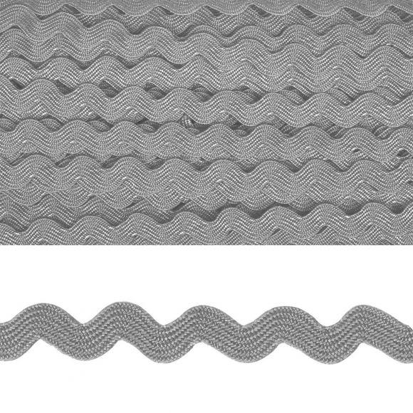Тесьма декоративная Вьюнчик арт.TBY.64312 шир.5мм цв.F316 серый уп.32,92м