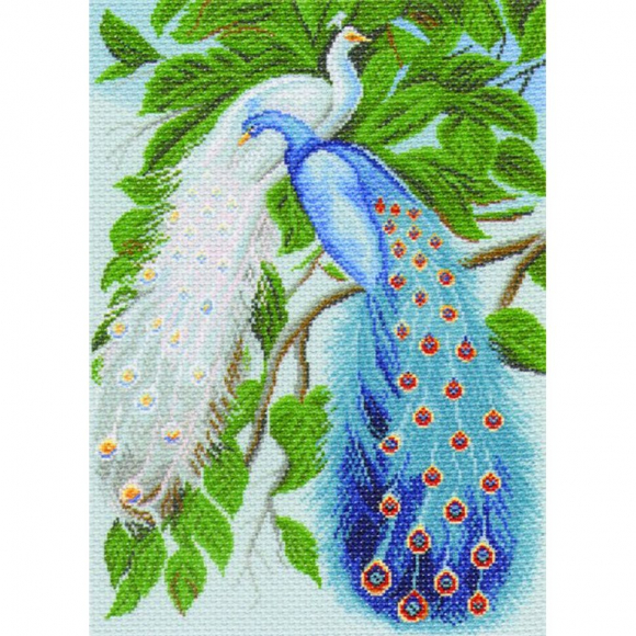 Рисунок на канве МАТРЕНИН ПОСАД арт.37х49 - 1236 Павлины Рисунок на канве МАТРЕНИН ПОСАД арт.37х49 - 1236 Павлины