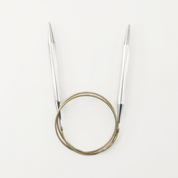 Спицы круговые, супергладкие, addiClassic №10, 80 см