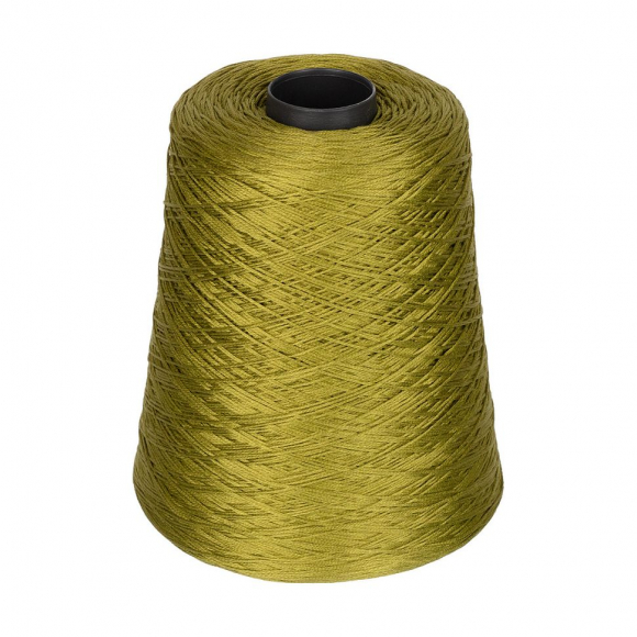 Нитки для вышивания Gamma мулине 100% хлопок 480 г ± 30 г цв.№0010 оливковый