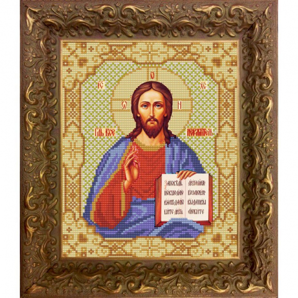 Рисунок на ткани (Бисер) КОНЁК арт. 9203 Господь Вседержитель 20х25 см