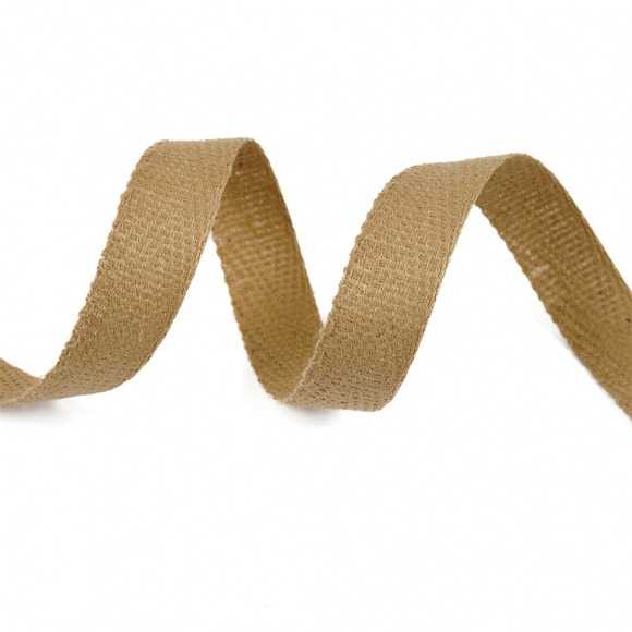 Тесьма киперная 13 мм хлопок 1,8г/см арт.12.2С-253К.13.014 цв.бежевый уп.50м