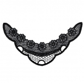 Кружевная вставка арт.TR.1260 220х120мм цв.2 черный уп.10шт