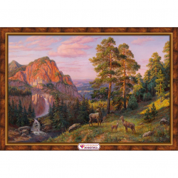 Набор для изготовления картин АЛМАЗНАЯ ЖИВОПИСЬ арт.АЖ.1918 На поляне 60х40 см