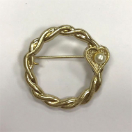 Брошь металл Кольцо арт.TBY.91756 ?30мм цв. никель уп. 5шт Брошь металл Кольцо арт.TBY.91756 ?30мм цв. никель уп. 5шт