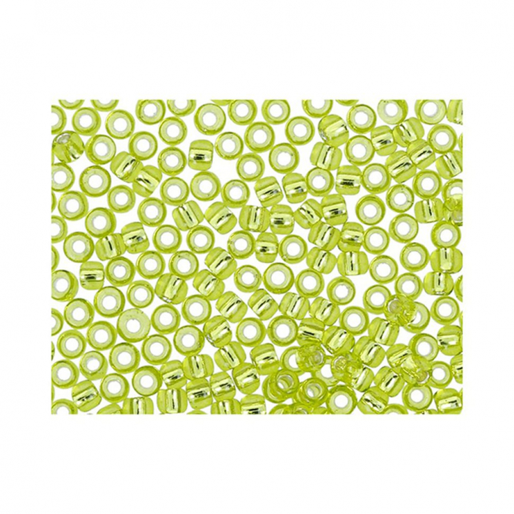 Бисер Япония "TOHO" 11/0  круглый 2  2.2 мм 5 х 5 г №0024 салатовый