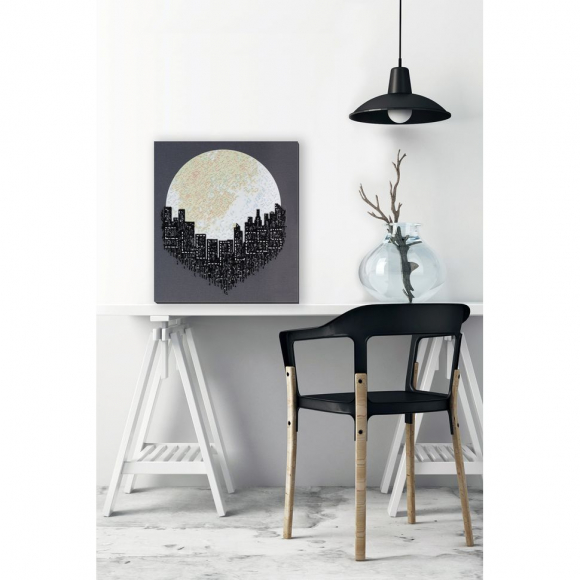 Набор для вышивания бисером АБРИС АРТ арт. AB-812 Город не спит 31х32 см