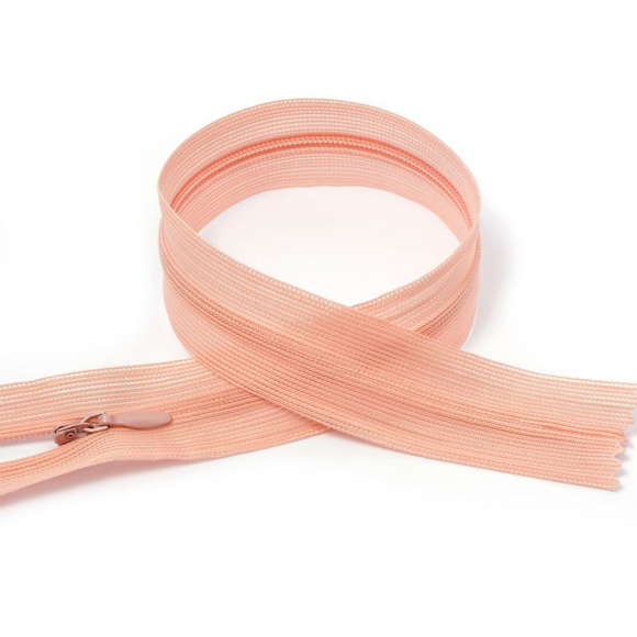 Молния MaxZipper пласт. потайная №3 50см н/р цв.F151 лосось уп.50шт