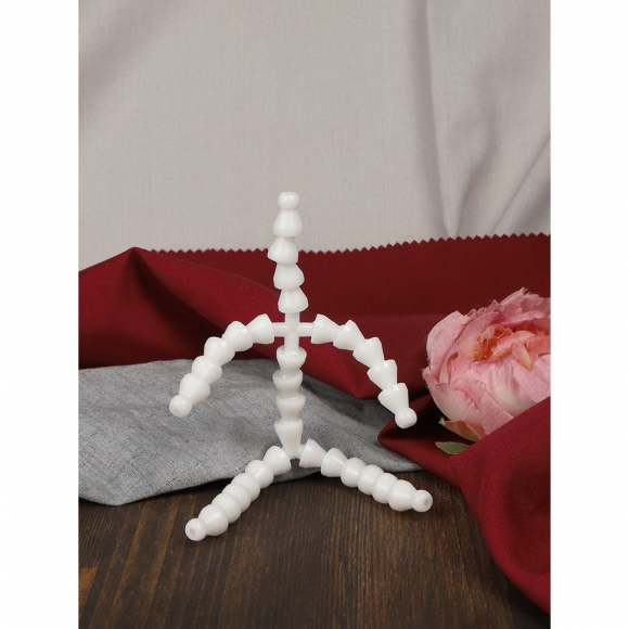 Скелет для игрушки 19 см, руки 5 звеньев - 6 см, ноги 6 звеньев - 7 см