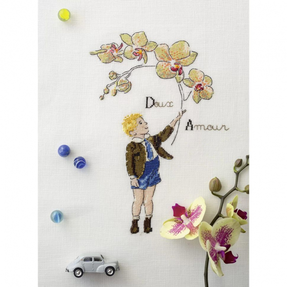 Книга "Французская вышивка крестом. Цветочные фантазии Элен ле Берр, 20 крупных схем" Элен ле Бер