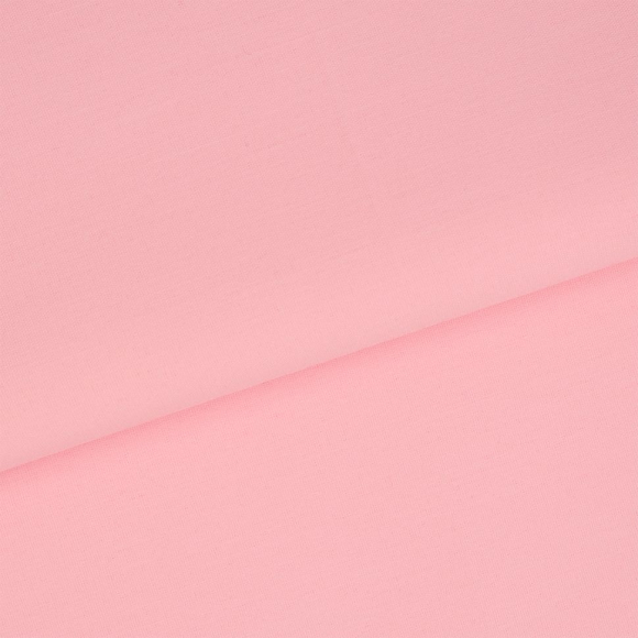Ткань ТиСи поплин стрейч 110 г/м? 65% пэ, 33% хлопок, 2% спандекс шир.150 см арт.TBY.TC.04 цв.розовый рул.25м