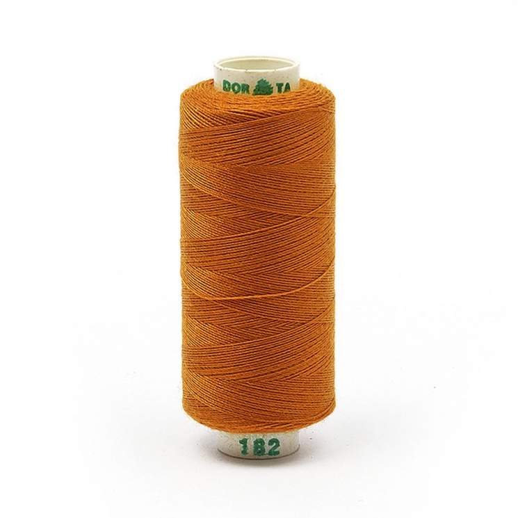 Нитки Dor Tak бытовые 40/2 полиэстер 366м цв.182 рыжий