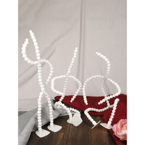 Скелет для игрушки 55 см, со ступнями ног 10звеньев, ноги 18 звеньев