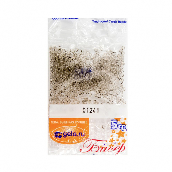 Бисер №10, 5 г., цвет 01241