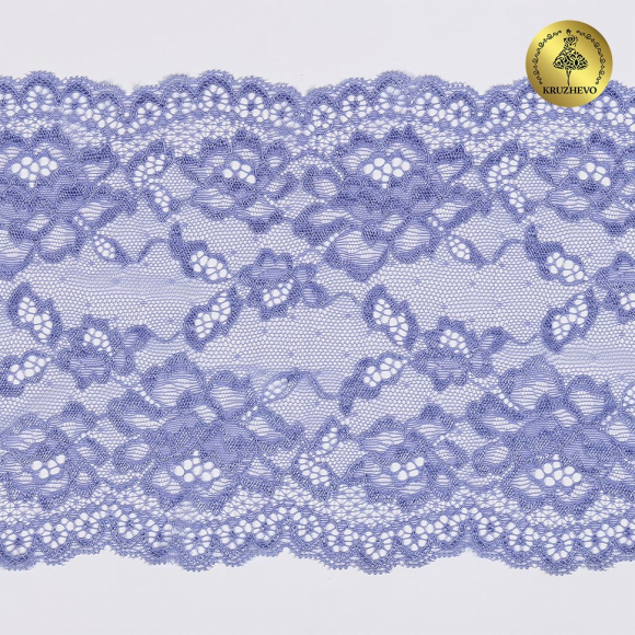 Кружево-стрейч KRUZHEVO арт.TBY.L3128 шир.180мм (под заказ)