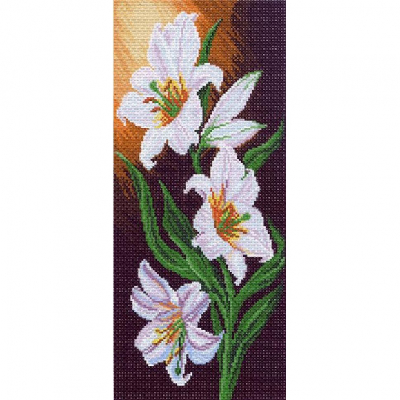 Рисунок на канве МАТРЕНИН ПОСАД арт.24х47 - 1067 Белоснежная элегантность