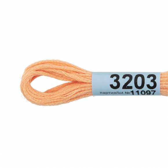 Нитки для вышивания Gamma мулине (3173-6115) 100% хлопок 24 x 8 м цв.3203 розово-бежевый Нитки для вышивания Gamma мулине (3173-6115) 100% хлопок 24 x 8 м цв.3203 розово-бежевый