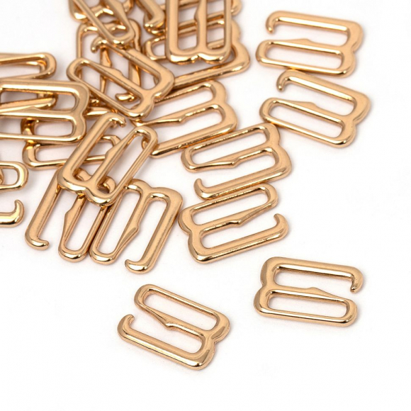 Крючок для купальника металл TBY-910.SW 10мм, цв.золото, уп.1000шт