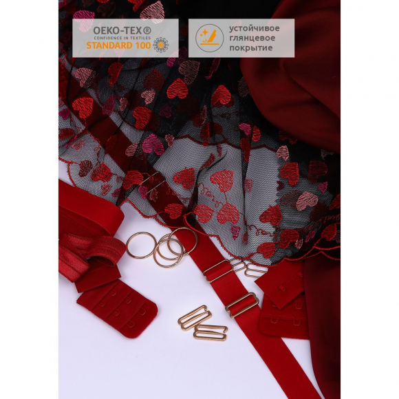 Крючок для купальника металл TBY-910.SW 10мм, цв.золото, уп.1000шт