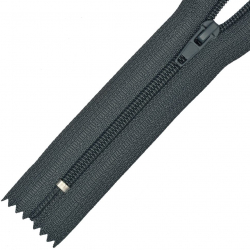 Молния MaxZipper брючная №4 замок автомат, 20см н/р цв.F320 серый уп.100шт