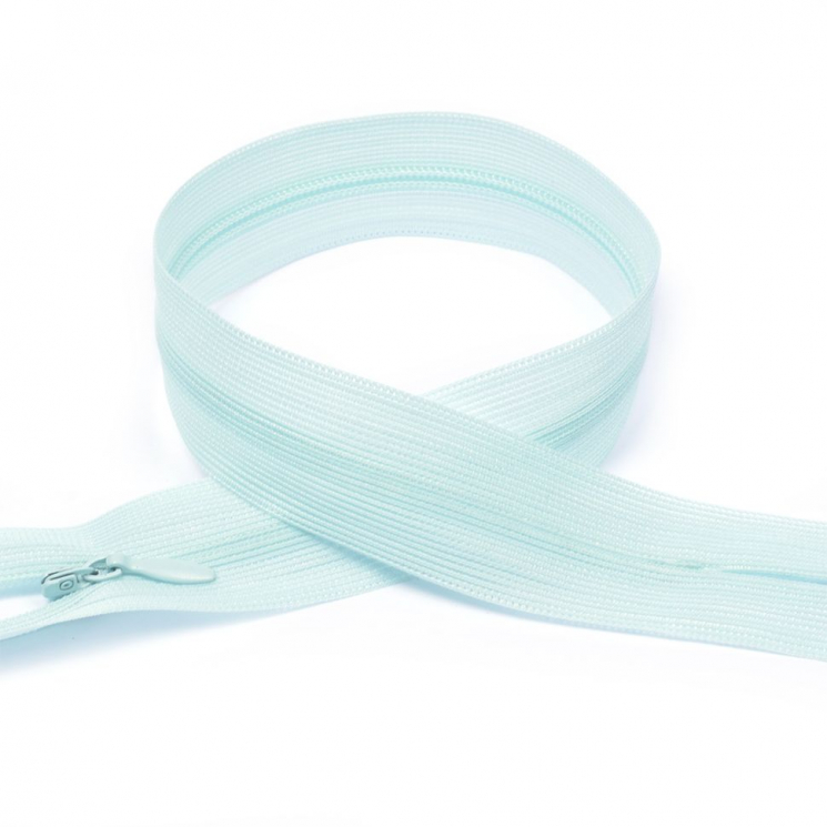 Молния MaxZipper пласт. потайная №3 20см н/р цв.F197 св.голубой уп.50шт