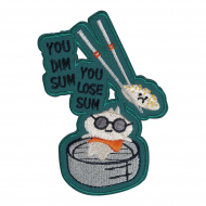 Термоаппликация "You dim sum, you lose sum"