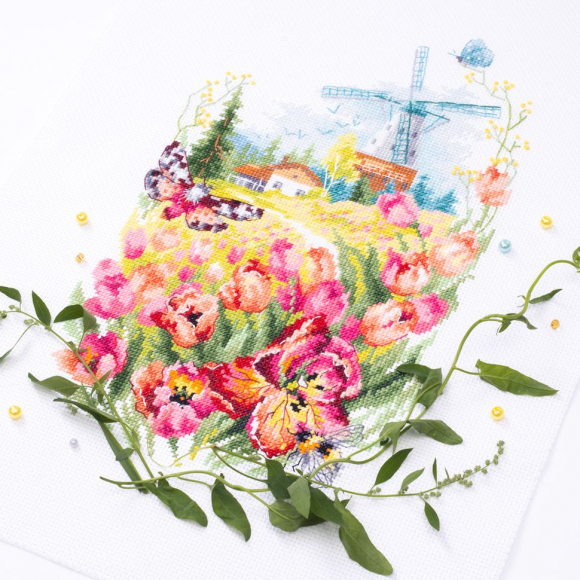 Набор для вышивания ЧУДЕСНАЯ ИГЛА арт.101-350 Загадаю счастье! 18х29 см