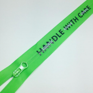 Молния водостойкая №7В3 буквы разъем 65см неон 536