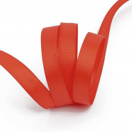 Лента Ideal репсовая в рубчик шир.10мм цв. 235 класс.красный уп.27,42м