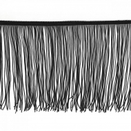 Бахрома отделочная 15 см черный  уп.5м