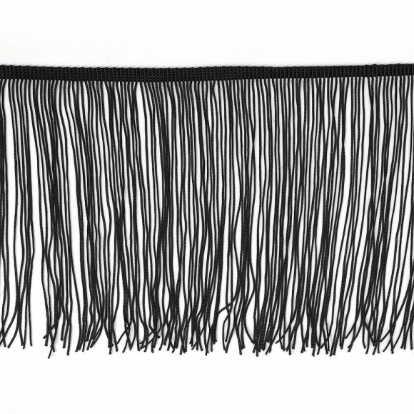 Бахрома отделочная 15 см черный уп.5м Бахрома отделочная 15 см черный уп.5м