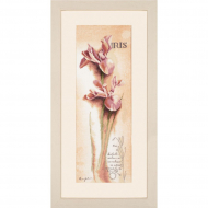 Набор для вышивания LANARTE арт.PN-0008049 Iris - Botanical 20х60 см