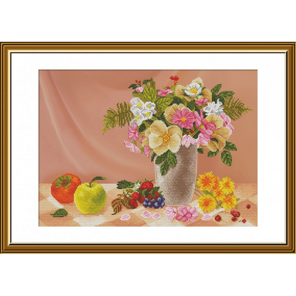 Набор для вышивания мулине НОВА СЛОБОДА арт.СВ3205 Аромат 33х46 см