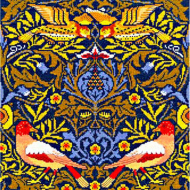 Набор для вышивания Bothy Threads арт.XAC2 Bird William Morris (Птицы) 31х31 см