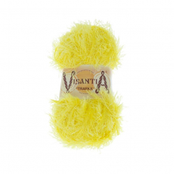 Пряжа VISANTIA TRAFKA (100% полиэстер) 5х100г/150 м цв.0057 яр.желтый