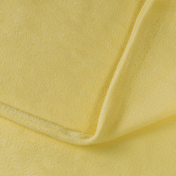 Ткань флис 2-х ст. TBY-0240-10 240 г/м? 100% ПЭ шир.150см  цв.10 лимон уп.10м