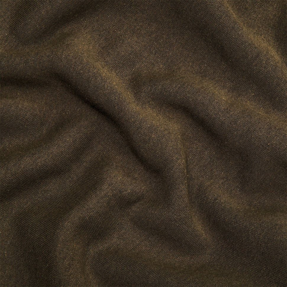 Ткань трикотаж Футер 3х нитка начес хлопок 320г пенье 185см хаки 19-0511 рул.30-60м
