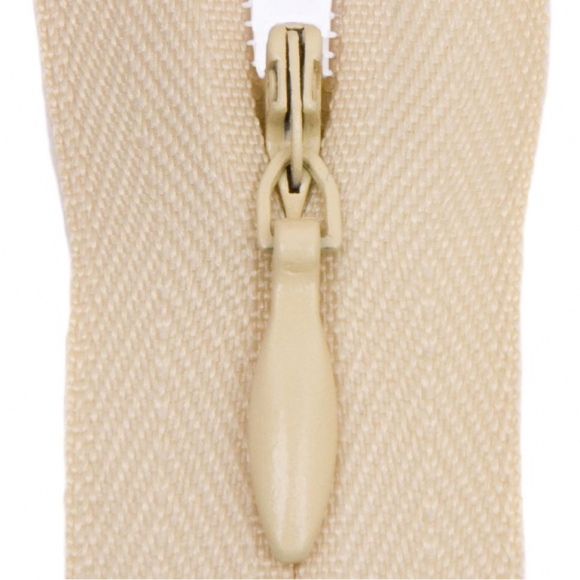 Молния потайная нераз 18см S-551 бежевый полиэстер SBS уп.100шт